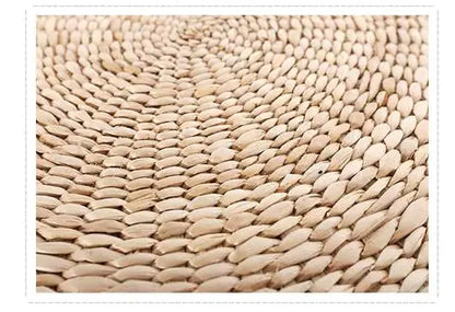 Rush Grass Meditation Cushion and Yoga Mat