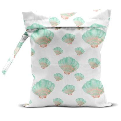 zcyxuuw Wet Bag Wet Dry Bag Wet Bag for Swimsuit Travel Beach Pool Diapers Dirty Yoga Gym Clothes Makeup Bag Beach Wedding Supplies Waterproof Reusable Shell Pearl Starfish Whale