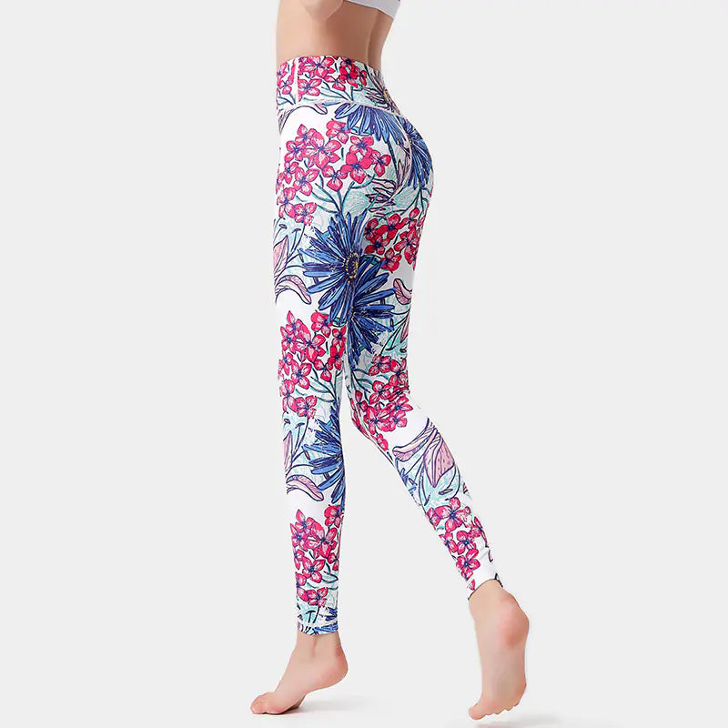 Printed Yoga Suit with Amazon Yoga Pants