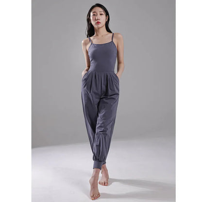 One-piece Ankle-tied Yoga Clothes Pullover Sling