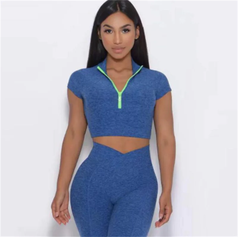 High Waist Yoga Clothes with Hip Lift Sports Bra