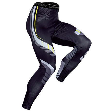 Quick-Dry Men's Compression Workout Leggings