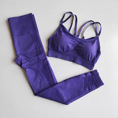 Breathable Athletic Set with Yoga Clothes and Tank Top