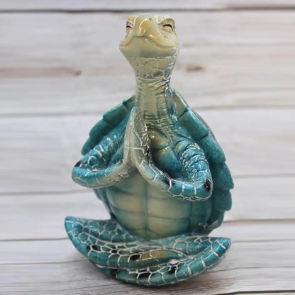 Cross-Border Yoga Meditation Turtle Resin Statue Decor
