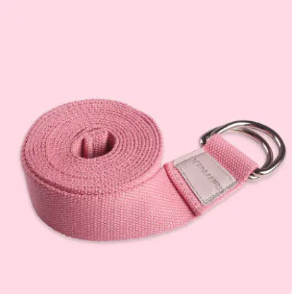 Cotton Yoga Stretch Strap for Flexibility and Support