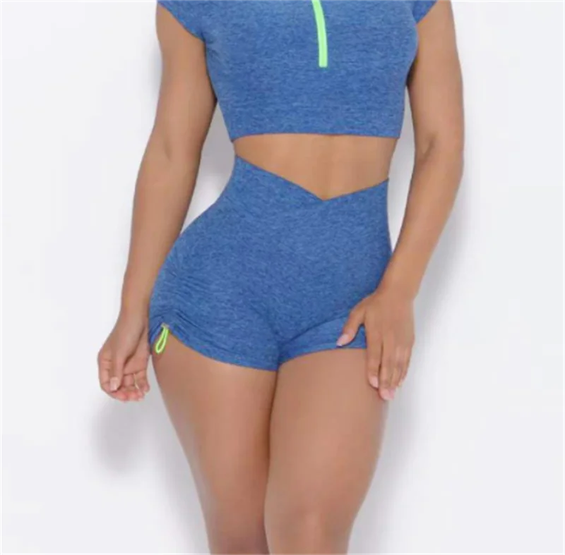 High Waist Yoga Clothes with Hip Lift Sports Bra