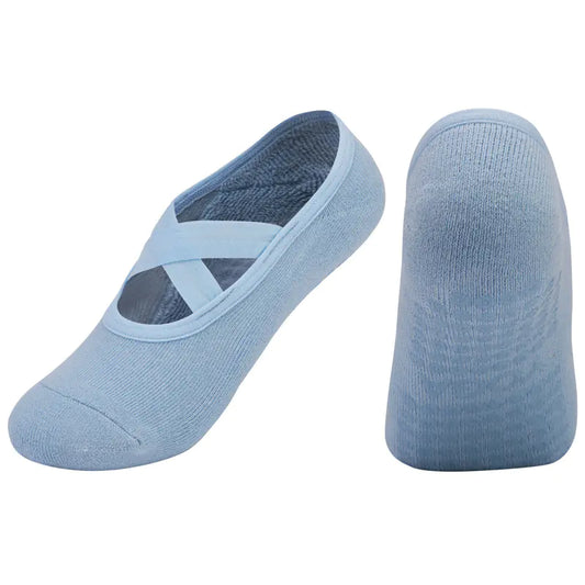 Cross Strap Non-Slip Yoga Socks for Dance & Pilates