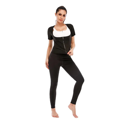 Amazon Women's Plus Size Workout Sweat Suit Shaper