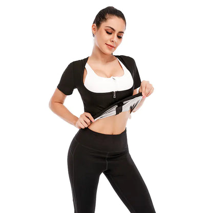 Amazon Women's Plus Size Workout Sweat Suit Shaper