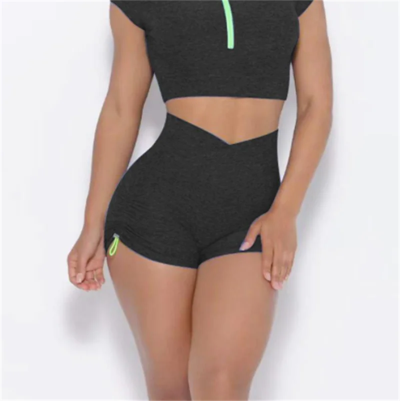 High Waist Yoga Clothes with Hip Lift Sports Bra