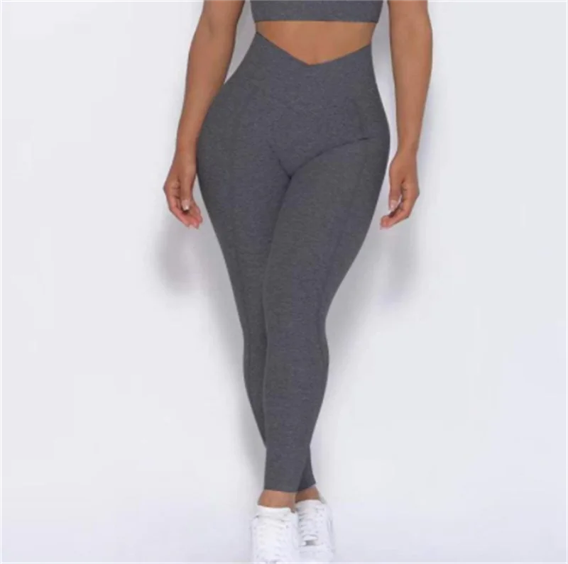 High Waist Yoga Clothes with Hip Lift Sports Bra