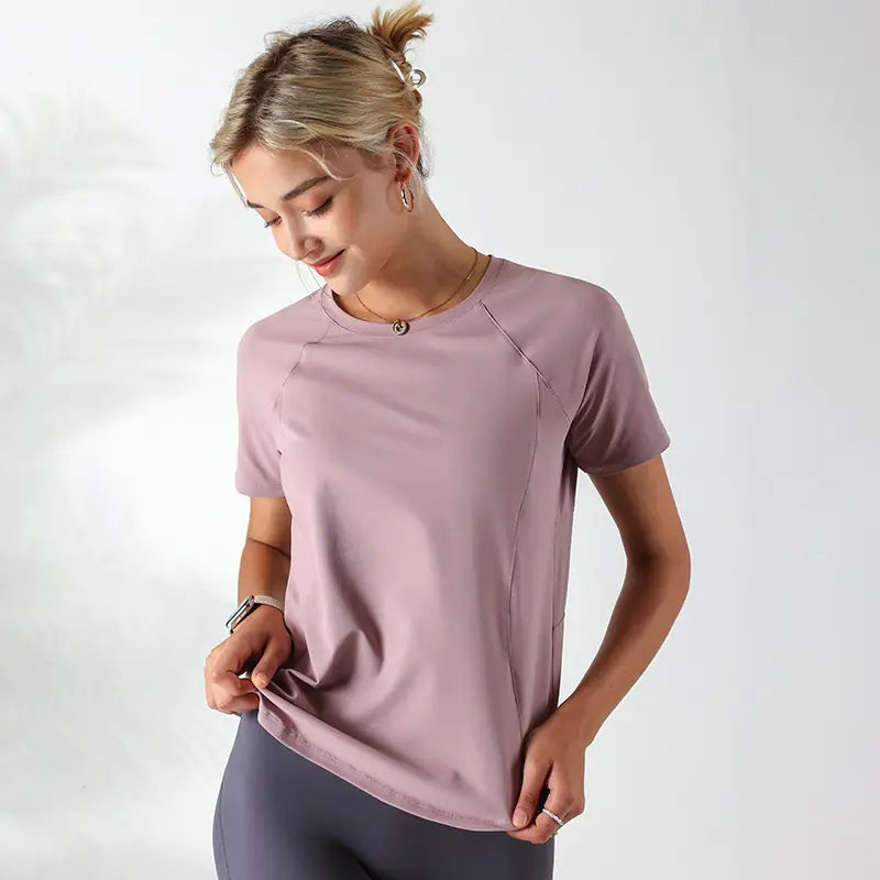 Quick-Drying Mesh Workout Top for Women