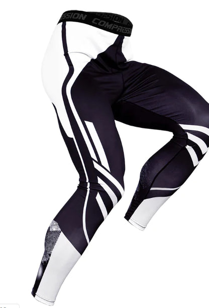 Quick-Dry Men's Compression Workout Leggings