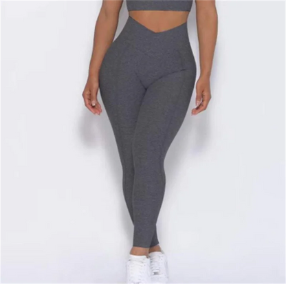 High Waist Yoga Clothes with Hip Lift Sports Bra