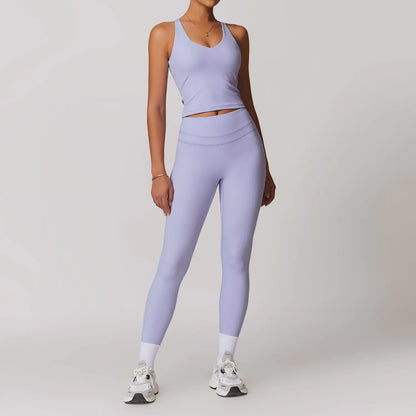 Yoga Suit Stretch High Waist Workout Clothes