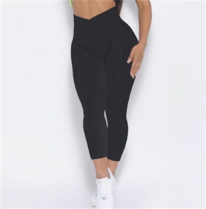 High Waist Yoga Clothes with Hip Lift Sports Bra