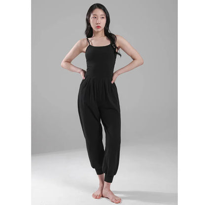 One-piece Ankle-tied Yoga Clothes Pullover Sling