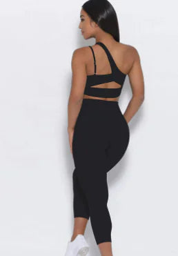 High Waist Yoga Clothes with Hip Lift Sports Bra