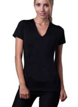 Women's Yoga Workout Top - Slimming Short Sleeve Shirt