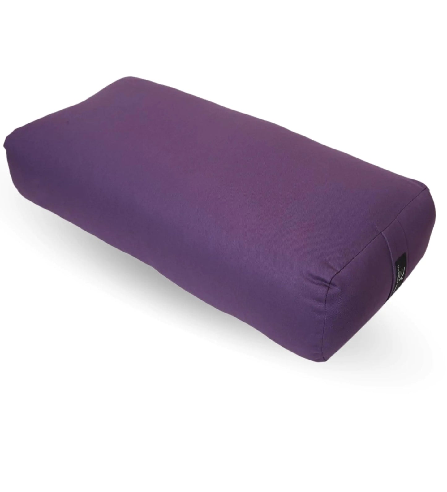 Everyday Yoga Bolster Rectangular Meditation Pillow Super Soft & Lightweight with Carry Handle - Firm Support for Restorative Yoga Multi-Color - Plum