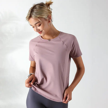 Quick-Drying Mesh Workout Top for Women