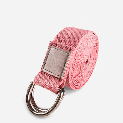 Cotton Yoga Stretch Strap for Flexibility and Support