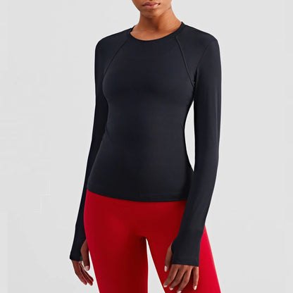 Women's Long Sleeve Comfortable Fitness Yoga Top
