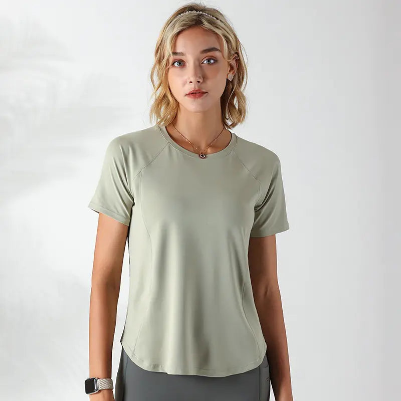 Quick-Drying Mesh Workout Top for Women
