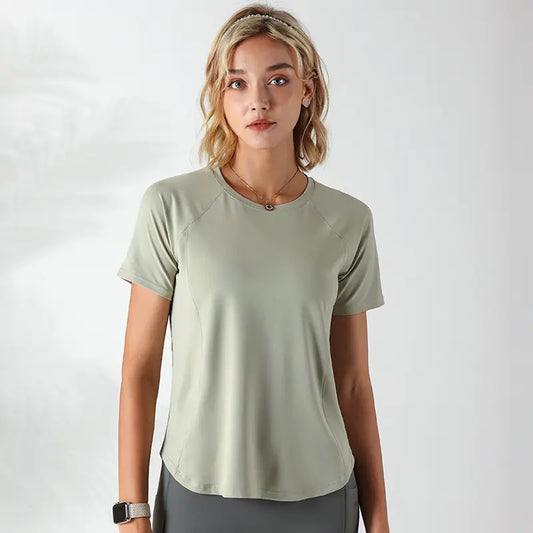 Quick-Drying Mesh Workout Top for Women