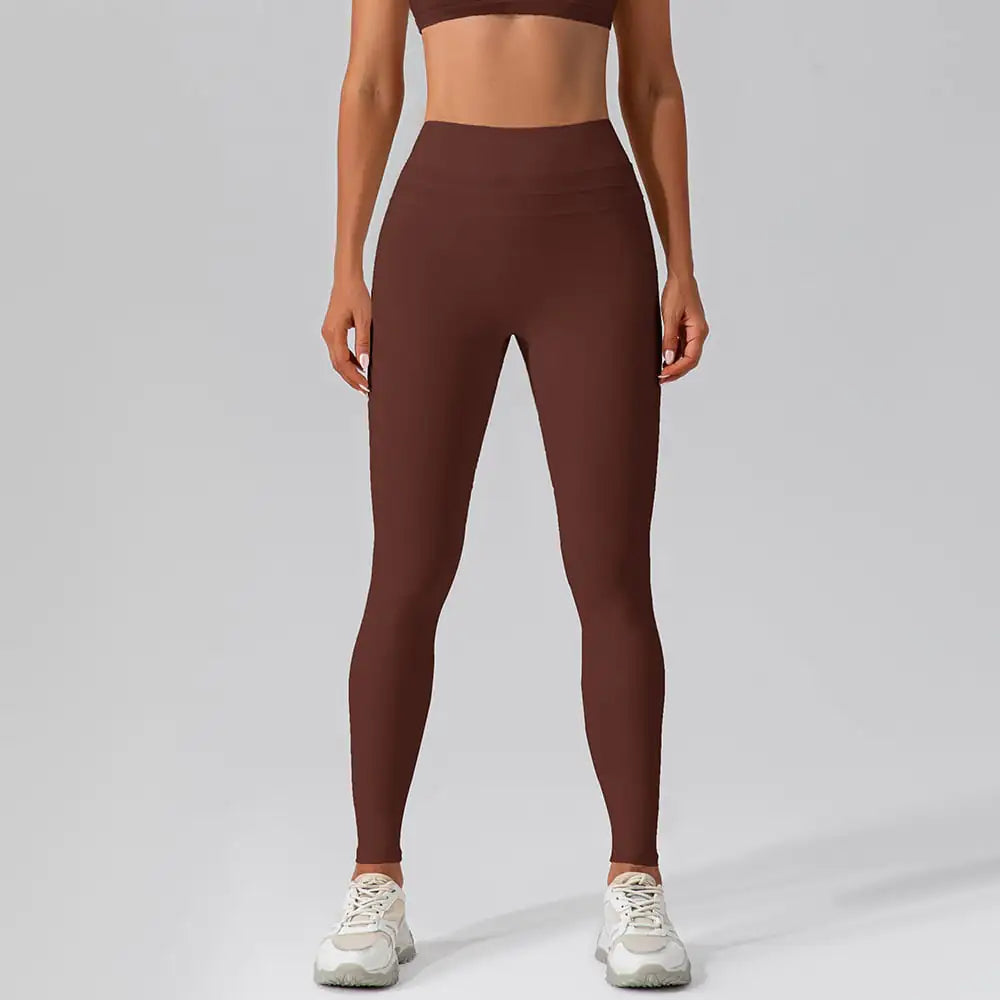 High Waist Shaping Nude Yoga Quick-Drying Workout Pants