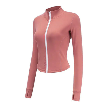Women's Slim Fit Long Sleeve Yoga Workout Top