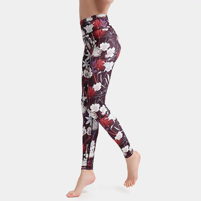 Printed Yoga Suit with Amazon Yoga Pants